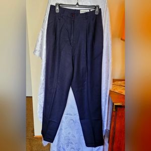 Giorgio Saint Angelo 100% Navy Wool Slacks - (304)